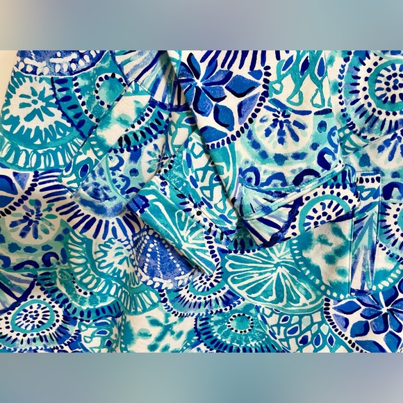 LILLY PULITZER CAPTAIN POPOVER DRESS Size XS - Picture 4 of 5